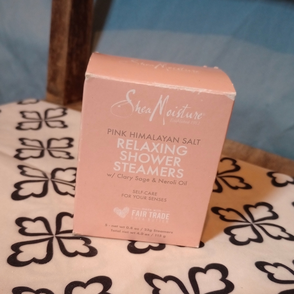 NEW SheaMoisture Pink Himalayan Salt Relaxing Shower Steamers